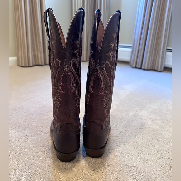 Lucchese Women’s Brown Cowboy Boot - Picture 9 of 14